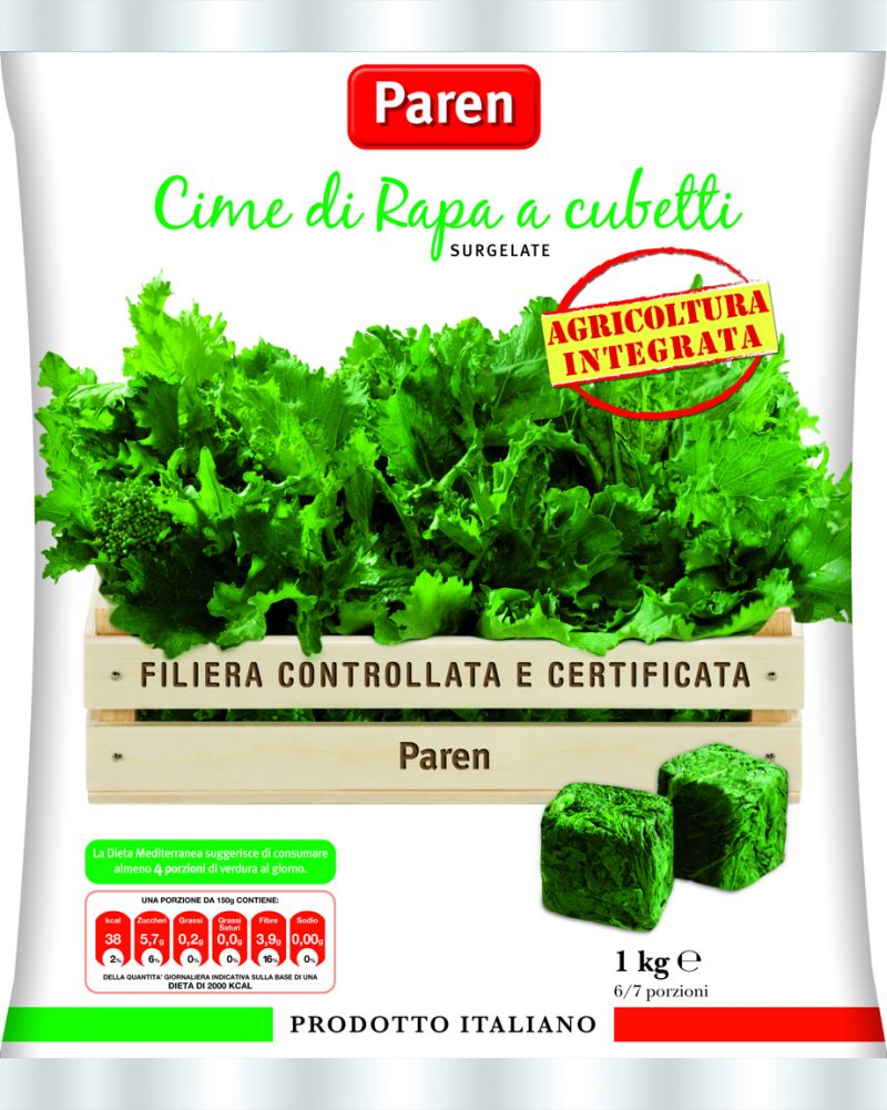 CIME RAPA CUBETTI 1000g